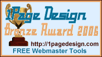 1 PAGE DESIGN AWARD