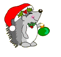EDDY THE CHRISTMAS HEDGEHOG