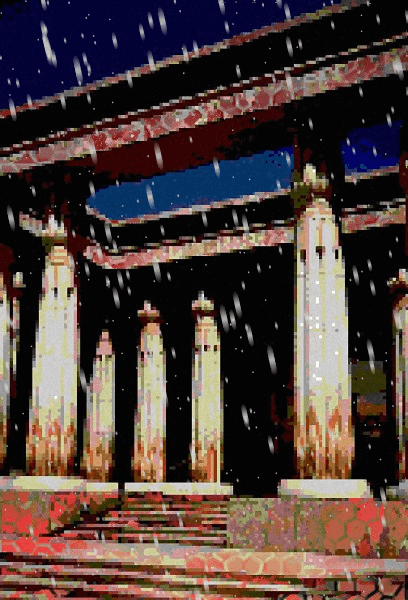 SNOW ON THE TEMPLE