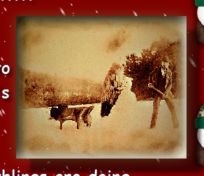FIRST SNOW MAN ON FILM